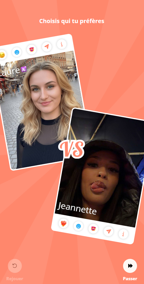 Le sélecteur de profils sur Spiice